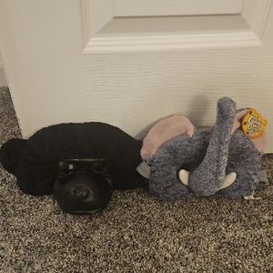 Gorrilla and elephant Face Masks